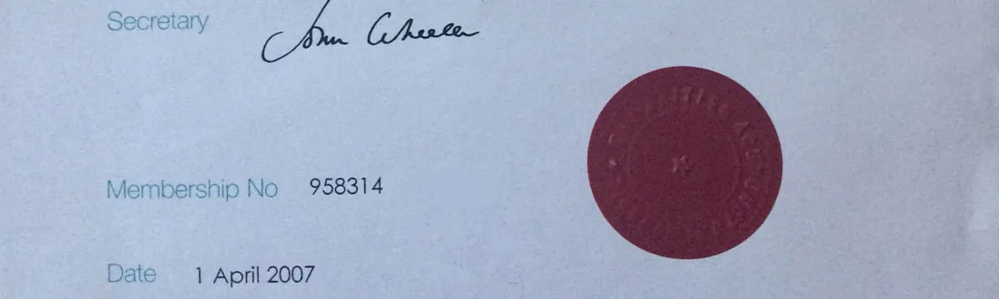 British acupuncture council member